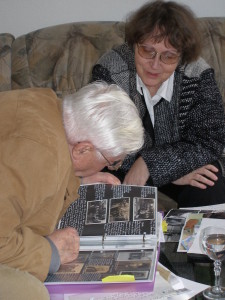 Willi Förster in conversation with Sharon Meen, 2008. Credit: R. Lengeman.